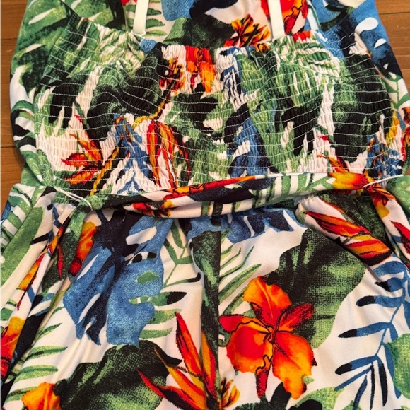 No Boundaries Floral Tropical Jumpsuit - Multicolor - Picture 4 of 13